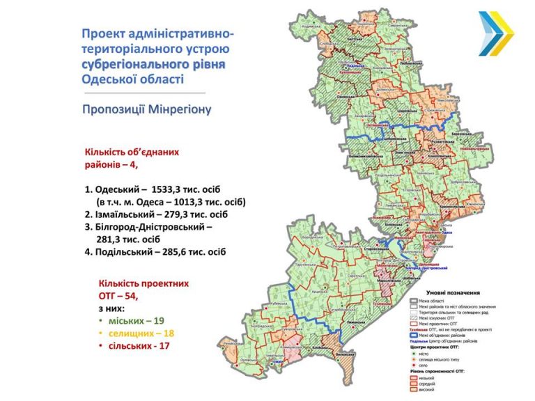 Карта одесской области подробная с городами и поселками и селами