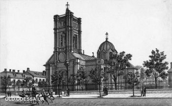 гравюра костела