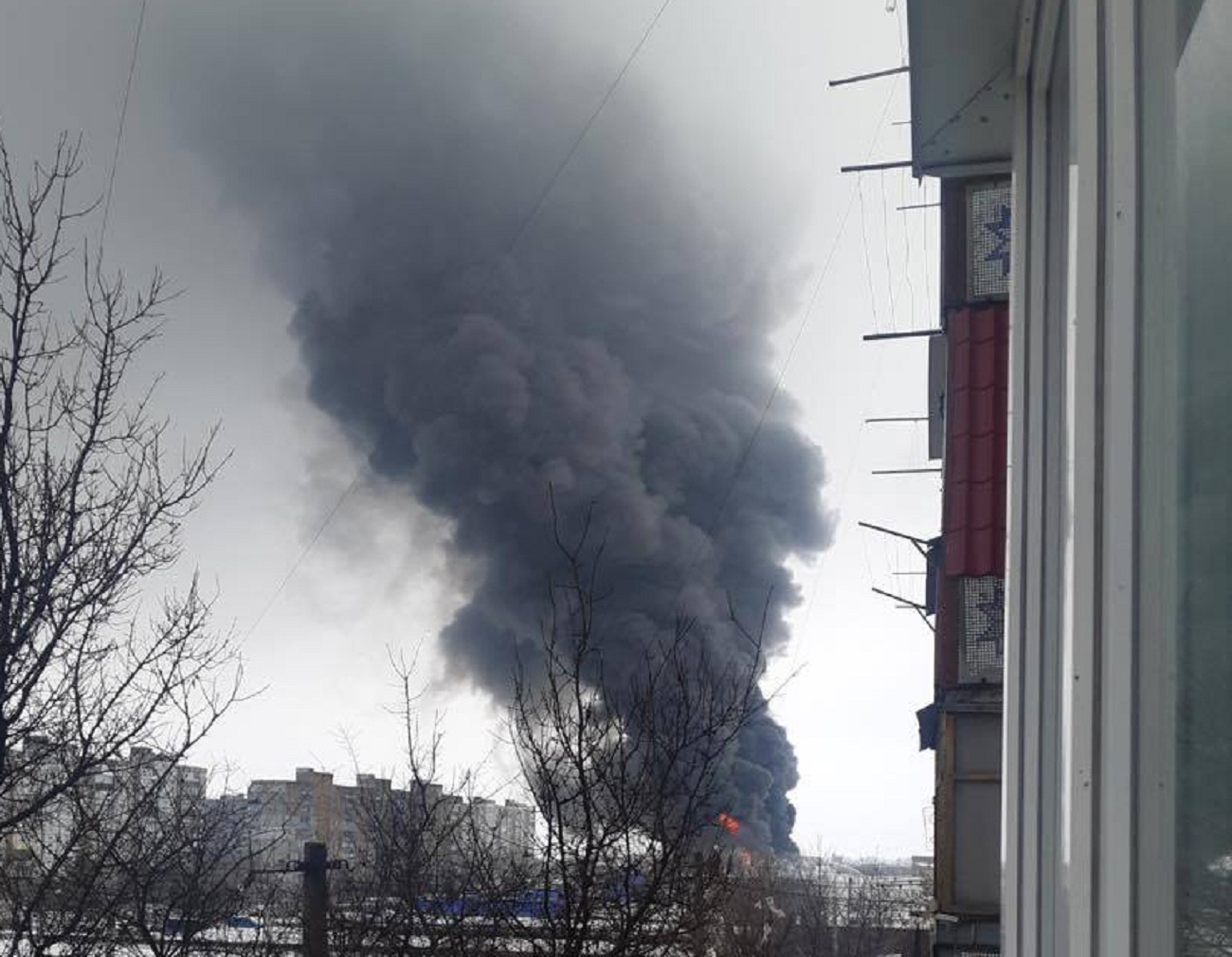 пожар в Эпицентре