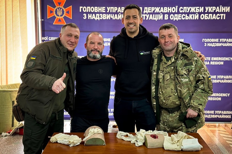 Нацвардейцы, спасатели и правоохранители Одесчины приняли участие в тренинге британских парамедиков (фото)