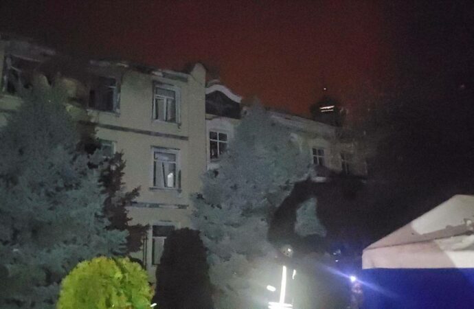 Российская ракета попала в одесский монастырь: фото и видео последствий