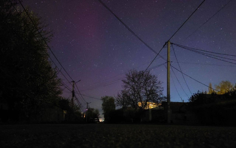 Этой ночью в Одессе было видно северное сияние (фото)