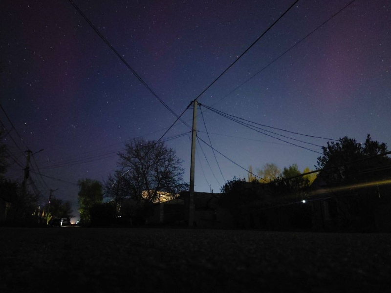 Этой ночью в Одессе было видно северное сияние (фото)