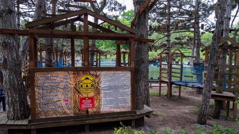 Дитячі батути і огорожі: у парку Перемоги зафіксували порушення (фото)