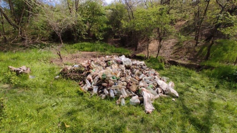 В Болградской громаде госслужащие собрали более 80 кубометров мусора (фото)
