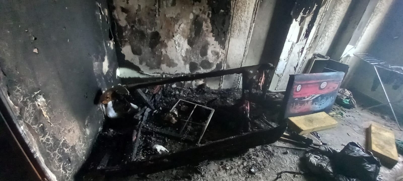 На Одещині чоловік підпалив квартиру колишньої (фото, відео)