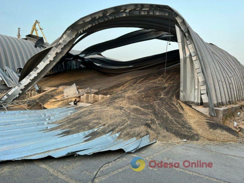 Россия обстреляла порт в Одесской области: разрушены зернохранилища и прочая инфраструктура