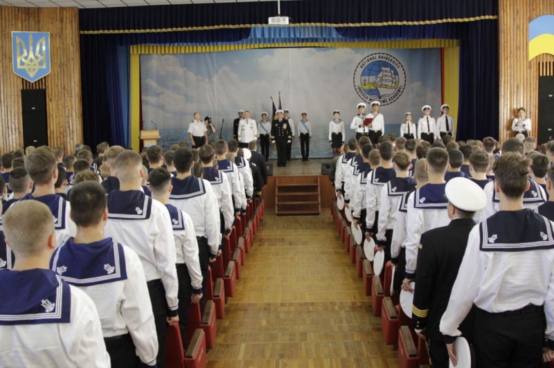 В Одесі пройшла посвята у курсанти Морської академії (фото)