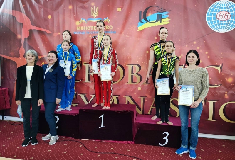 Юні спортсмени Білгород-Дністровська підкорили чемпіонат України зі спортивної акробатики (фото)